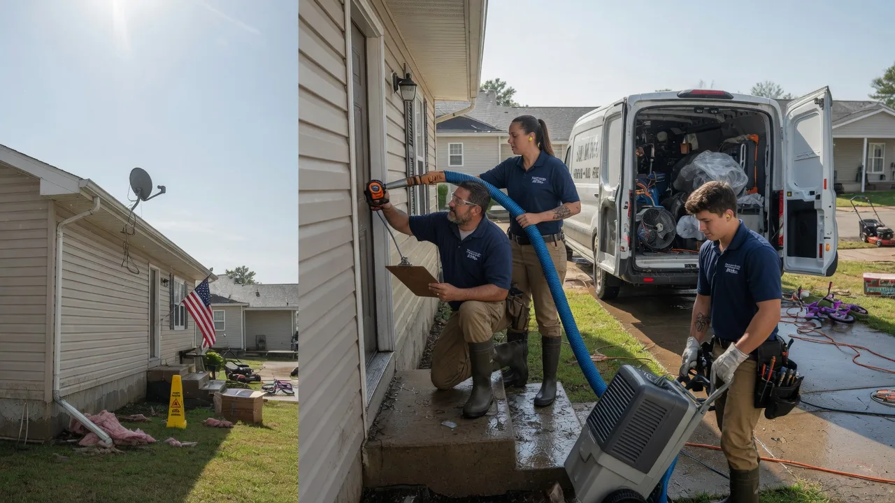 Ceiling Water Damage Restoration in Vienna, SD near me